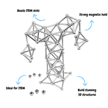MagnoCraft – Magnetic Building Set for Creative Kids | Boost Focus, Logic & Imagination - Toyfetti