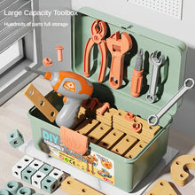 STEM Kids Building & Drill Set - 147 Piece Construction Tool Box - Creative Engineering Toy for Toddlers 3+