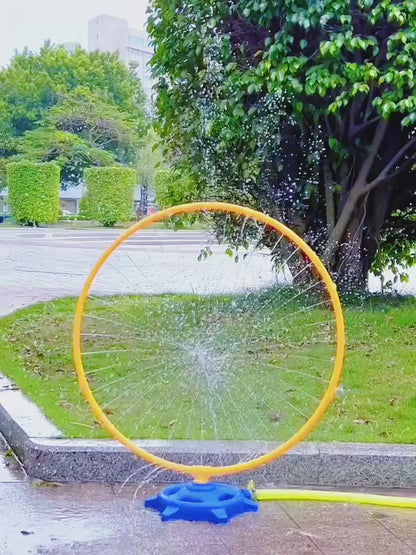 2-in-1 Rotating Water Sprinkler Toy for Kids – Garden Water Play